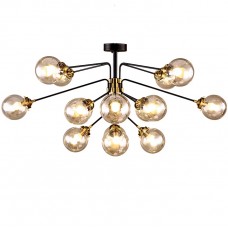 Φωτιστικό Οροφής 16xE14 230V Μαύρο-Μπρονζέ 955BUBBLES16